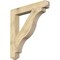 Ekena Millwork Funston Craftsman Rough Sawn Bracket, Douglas Fir, 6"W x 44"D x 48"H BKT06X44X48FST04RDF - alternate 1